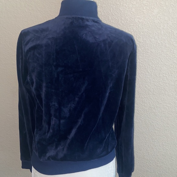 Ralph Lauren Blue Velour Jacket Size PMed VTG - Picture 6 of 6